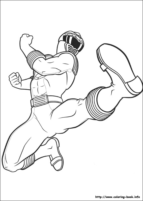 Power Rangers coloring picture